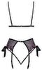 3-teiliges Straps-Set mit Satin-Bindeschleifen