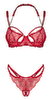 Dessous-Set „Matildea“ mit Bügel-BH & Ouvert-String