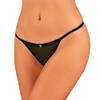 Celia Noir crotchless thong