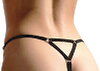 Ouvert-String mit Strassschmuck