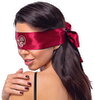 Bondage-Schal „Maison Tabou“ aus seidigem Satin
