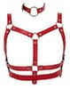 4-teiliges Harness-Set in Leder-Optik
