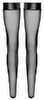 Overknees mit Glitzerstein-Naht