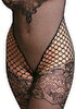 Netz-Catsuit ouvert