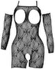 Ouvert-Catsuit inklusive Armstulpen