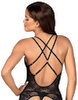 Strapshemd plus String aus weicher Stretchspitze