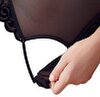 Body aus Powernet mit Samt-Flockprint