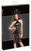 Kleid „Libido Exclusive“ im Powerwetlook mit samtbeflockten Powernet-Einsätzen