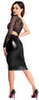 Kleid „Orgia“ im edlen Material-Mix