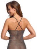 Netz-Minikleid mit Allover-Strassbesatz