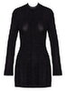 Minikleid in Glitzer-Transparenz