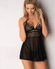 Babydoll plus String, aufregend transparent