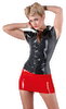 Shirt aus Latex, mit durchgehendem Front-Zip