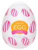 Masturbator „Egg Curl“ mit gerippter Spiralkugel-Stimulationsstruktur