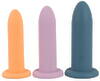 3-teiliges Dildo-Set „Three in a Row“, versch. Größen & Gewichte