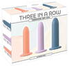 3-teiliges Dildo-Set „Three in a Row“, versch. Größen & Gewichte
