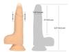 Stoßdildo „6,5" Thrusting Dong RC“ mit Saugfuß