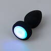 Analvibrator „RC Flashing Butt Plug“ mit flackerndem LED-Licht