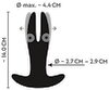 Analvibrator mit automatischer Spreiz-Funktion