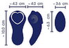 Panty-Vibrator „Heart“ mit Fernbedienung