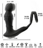 RC Vibrating Prostate Plug with Nodding Function