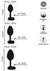 RC Butt Plug Set with Vibration