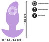 Analplug mit Tiefen-Vibration in 7 Modi