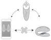Paarvibrator „Chorus“ mit Squeeze-Fernbedienung