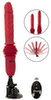 Stoßvibrator „RC Double Thrusting Fucking Machine“ mit abnehmbarem Saugfuß