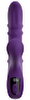 Rabbitvibrator mit 3 beweglichen Massageringen