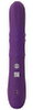 Rabbitvibrator mit 3 beweglichen Massageringen