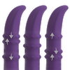 Rabbitvibrator mit 3 beweglichen Massageringen