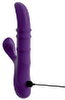 Rabbitvibrator mit 3 beweglichen Massageringen