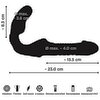 RC Strapless Strap-on Thrusting Double Teaser