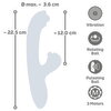 Rabbitvibrator „be Rolling“ mit Stimulationskugeln