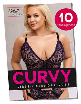 Pin-up Kalender Soft Curvy Girls 2024 - Pack of 10