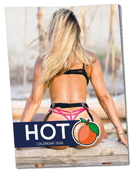 Hauptbild von Pin-up Kalender „Hot Ass 2026“ in Farbe und im Großformat