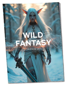 Hauptbild von Pin-up Kalender „Creatures 2026“ in Farbe und im Großformat