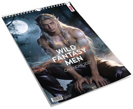 Hauptbild von Pin-up Kalender „Wild Fantasy Men 2027“ in Farbe und im Großformat