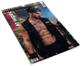 Hauptbild von Pin-up Kalender „Sexy Men at Work 2027“ in Farbe und im Großformat