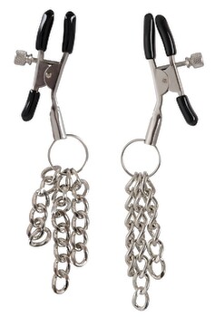 Hauptbild von Nippelklammern „Nipple Clamps“ mit Metallketten