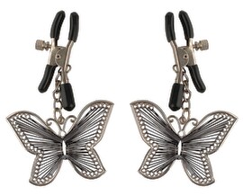 Nippelklammern „Butterfly Nipple Clamps“, mit Schmuckelementen