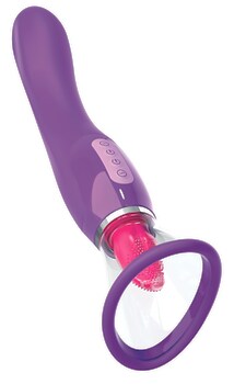 Vibrator „her ultimate pleasure“ mit Hotspot-Sauger & Zungenstimulator