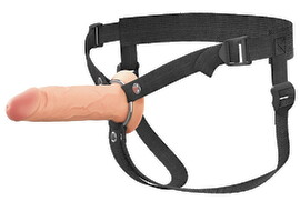 Hauptbild von Penishülle „Hollow Silicone Strap-on“ mit Umschnallgurt