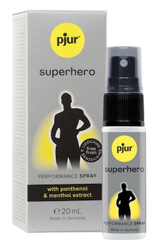 Hauptbild von Penisspray „Superhero“ zur Verzögerung