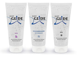 3-teiliges Gleitgel-Set „Just Glide“