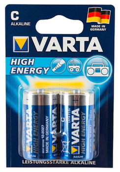 2 Varta C Batteries