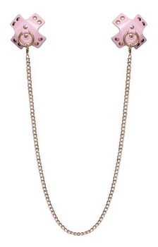 Main image of Nipple Stickers with Chain