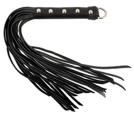 Hauptbild von Peitsche „Flogger Beginner“ aus Leder, 52 cm