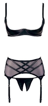 3-teiliges Set in Lederoptik